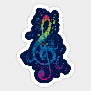 music is in the air Sticker